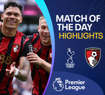  [ไฮไลต์] พรีเมียร์ลีก : สเปอร์ส vs บอร์นมัธ
